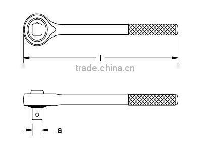 Titanium ratchet wrench set