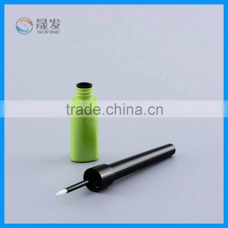 Empty cosmetic eyeliner tube