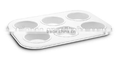 Ceramic Coating Muffin Pan with Silicone Handle