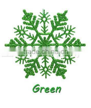 wedding accessory clear plastic snowflake