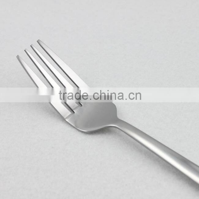 Laser logo design stainless steel dinner spoon and fork