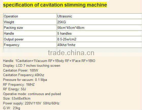 2013-2017 Amazing portable cavitacion machine ( Promise with our quality, 1-4cm size loss per time!!!)