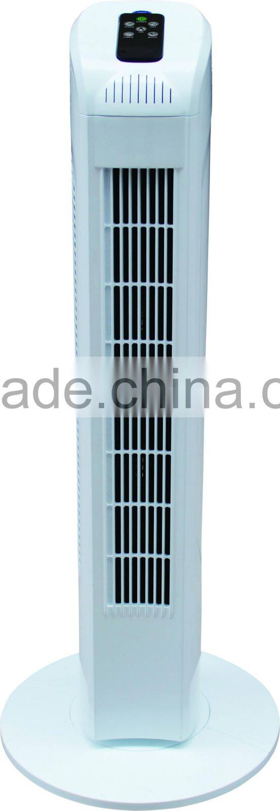 the new design ABS 29 inch oscillating tower fan with remote control GS CE RoHS