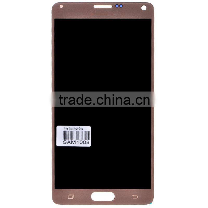 Original Grade AAA+ Screen Digitizer Assembly,lcd replacement for Samsung Galaxy note 4 lcd