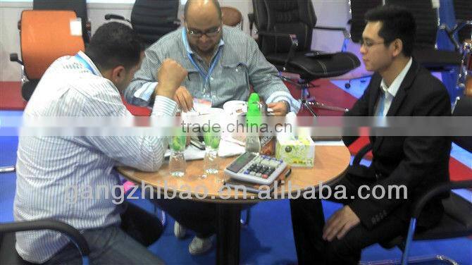 folding pu training chair with writing table AH-007