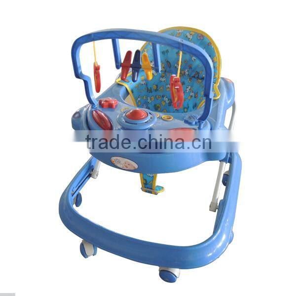 8 wheels cheapest wholesale rolling baby walker made in china