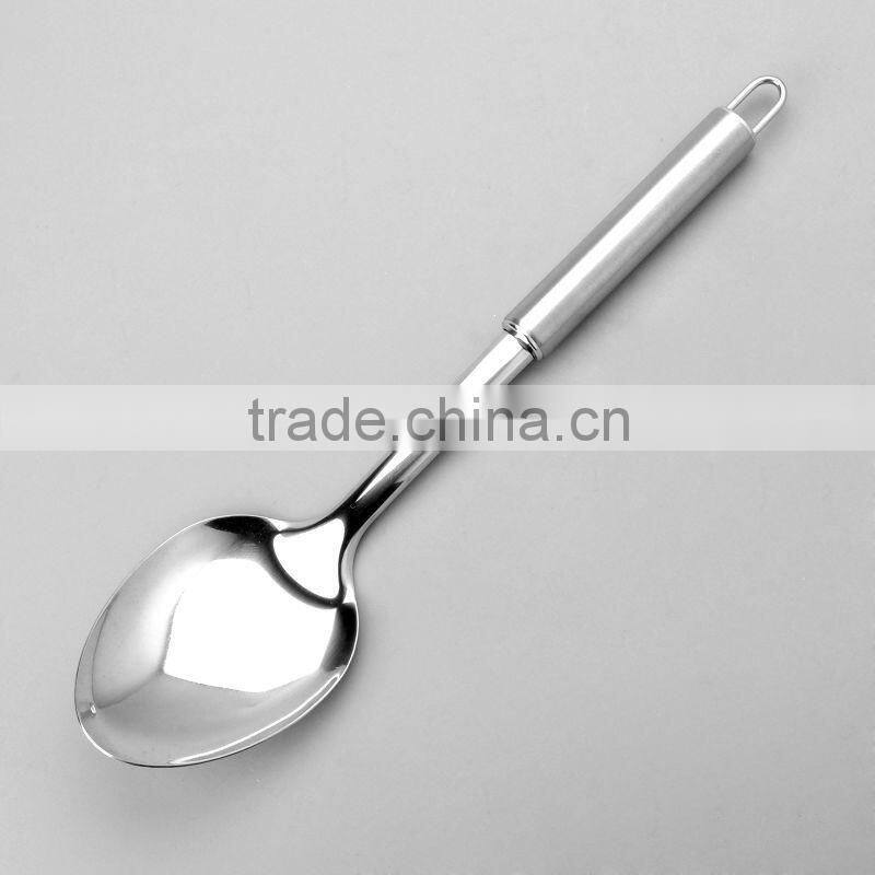 Cheap stainless steel 420 430 304 solid spoon