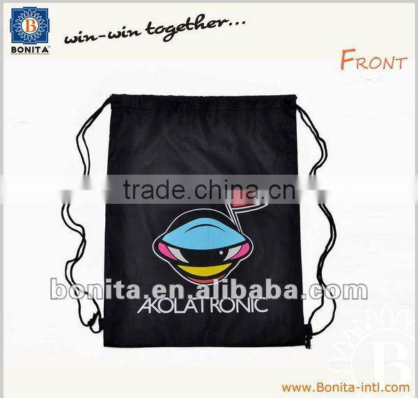 Fashion polyester cheap fabric drawstring shoe bag,dust bags