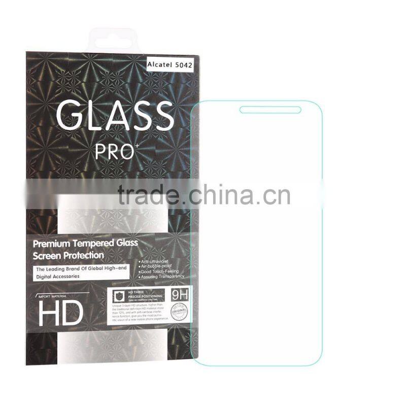 For Alcatel One Touch POP 2 5042 tempered glass film, 2.5D curved screen cover tempered glass screen protector
