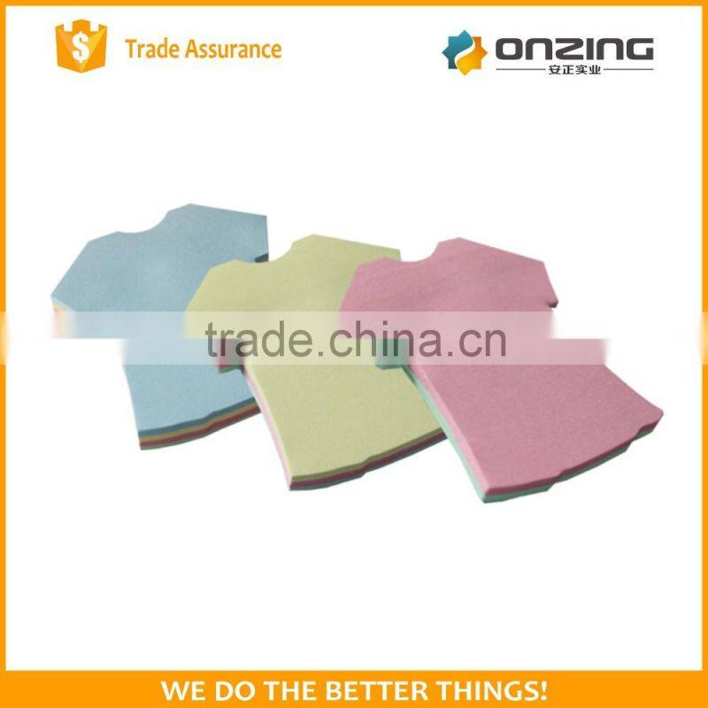 Cheap custom die cut sticky notes in different shapes
