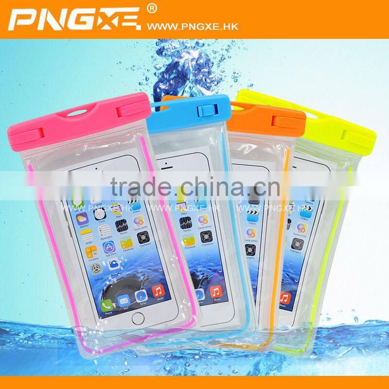 2015 New arrival hot selling mobile phone PVC waterproof bag for phone