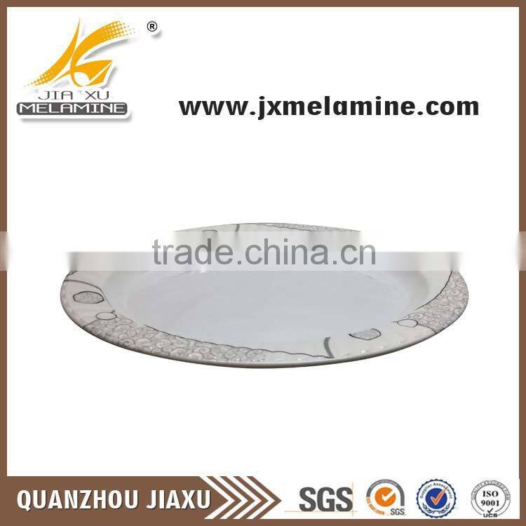 Best selling products 2016 17"round melamine plate made in china alibaba