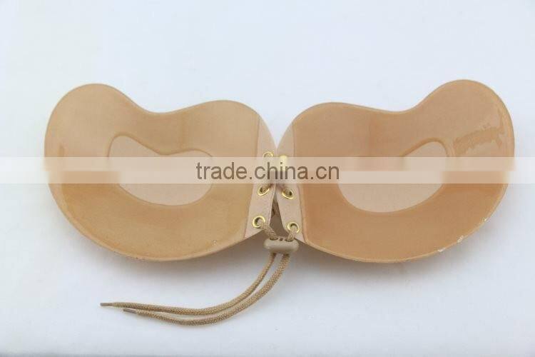 2016 Wholesale high grade invisible glue bra for girls hot sexy bra