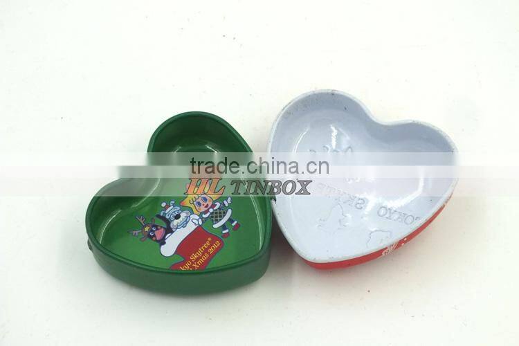 Wedding Gift Mini Heart Shape Tin Can for Candy Chocolate Jewelry
