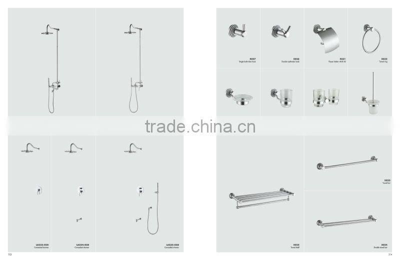 chrome bamboo brass shower 13/H6219