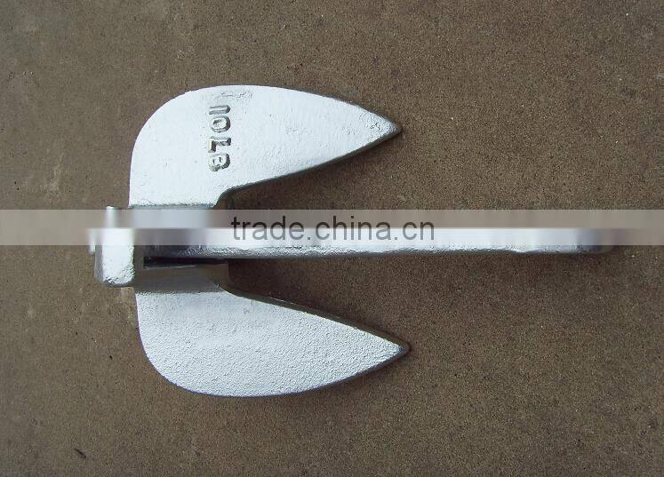 Balack PE Coated Coated Navy Anchor