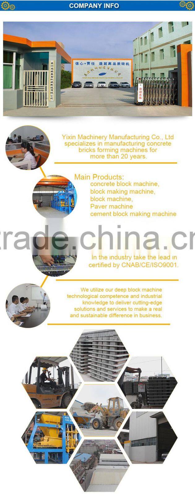 china products block making machine price for small business