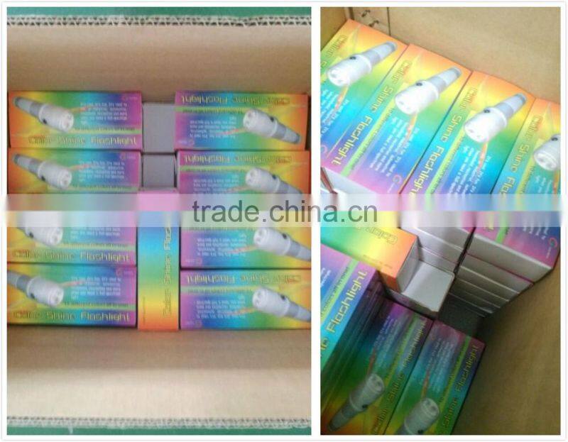 Trending hot selling products RGB torch light Color changing camping accessory flash and strobe festival flashlight starlight