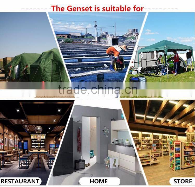 CE approved single phase manual start EF6600TE small power 5kw gasoline genset meet ISO9001 standard