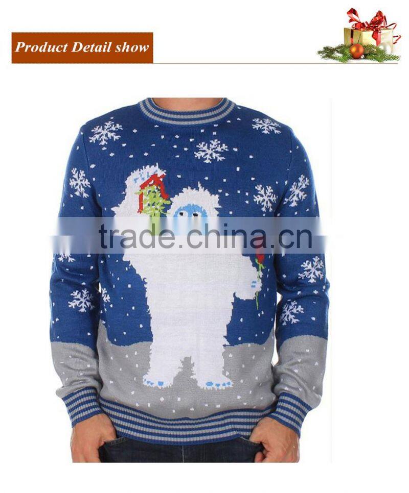 16FZCS09 holiday pullover sweater for men ugly christmas sweater