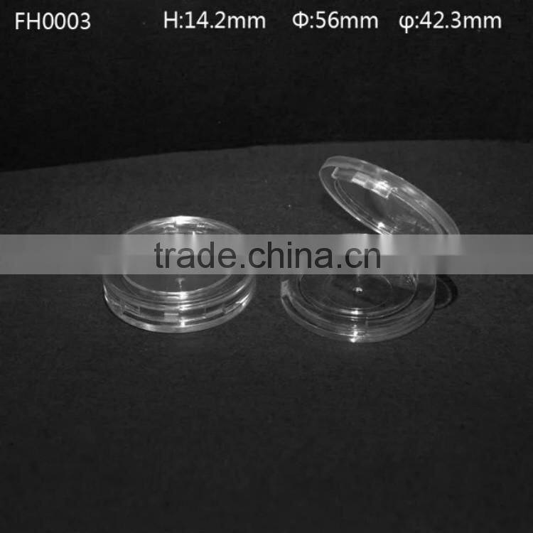 factory price makeup plastic empty cosmetic compacts case for wholesale