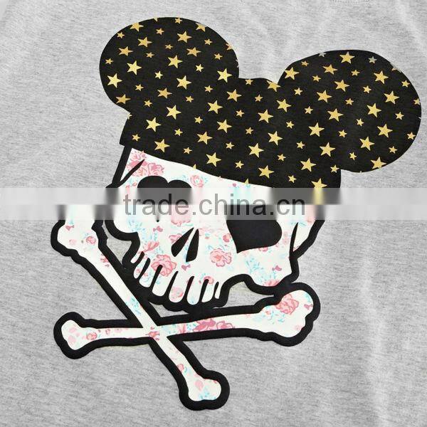 Woman Long Sleeve T-shirt with Puff Print