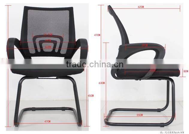 China Manufacturer Office Chair Price Competitive Mid Back Ergonomic Mesh Conference Chair with L Base