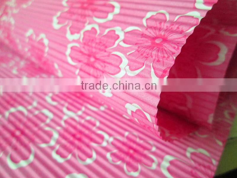 Corrugated Flowers wrapping paper