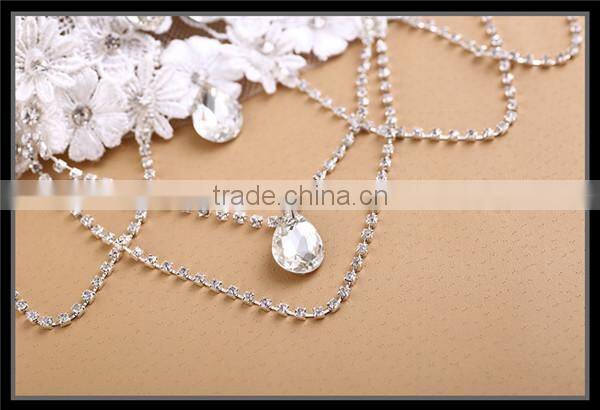 MYLOVE women accessory statement hair jewelry lace handmade MLF117