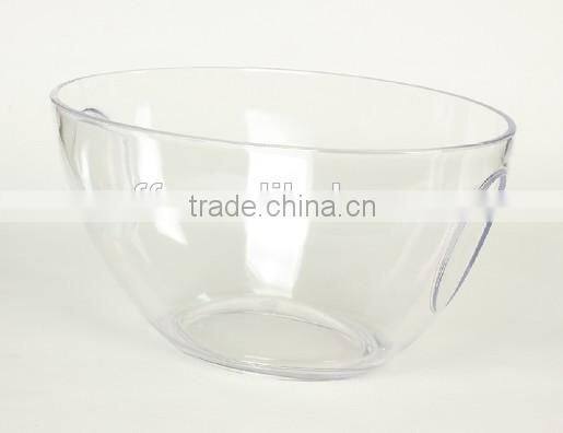 Large plastic acrylic champagne bowl ice bucket