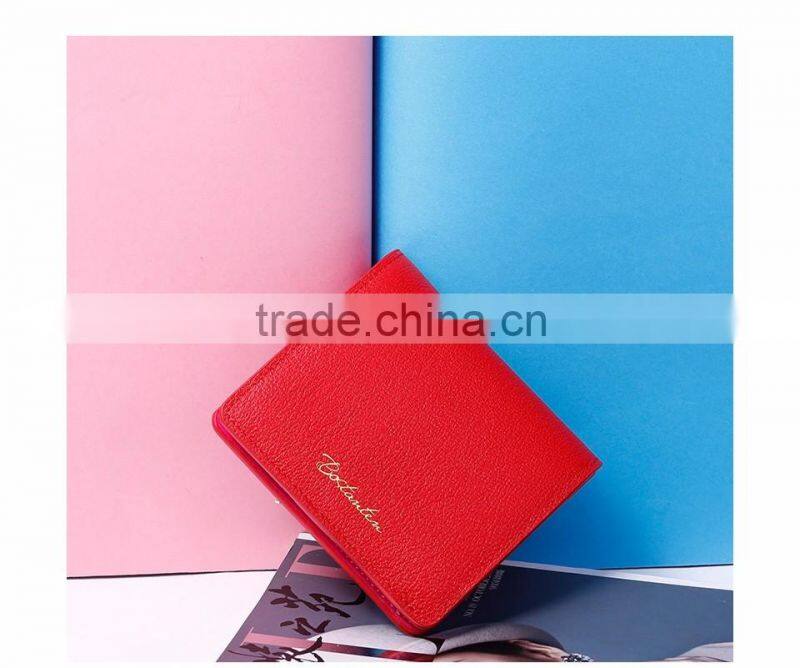 cowhide leather famous brand women wallet and hand purse good quality