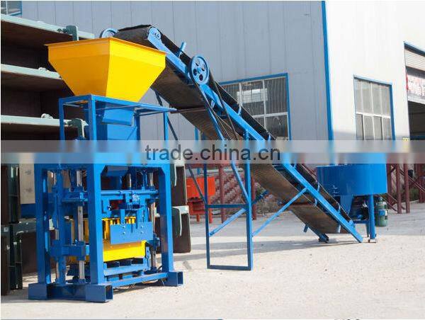 QT40-1semi-automatic used hollow solid bricks making machines cheap for sale