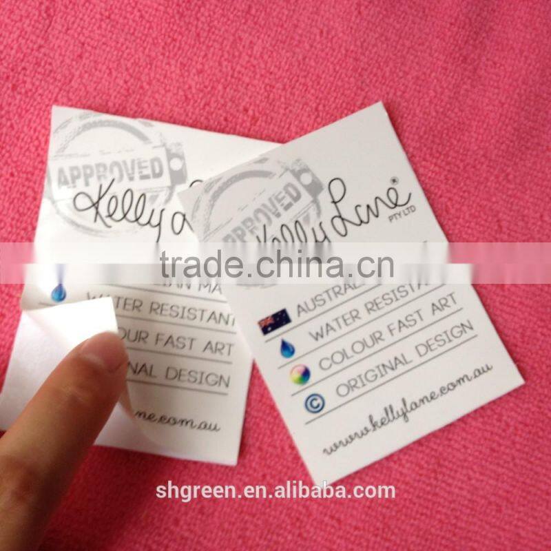 Beatiful girl eco-friendly vinyl sticker for food