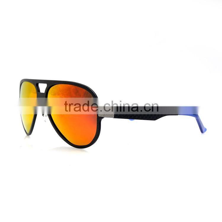 2016 fashionable safety carbon fiber polarized sunglasses for men