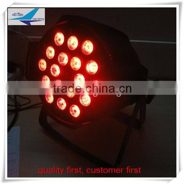 (8pcs) Bar DJ Stage Lighting RGBW 4in1 Quad 18x10w led par light with price