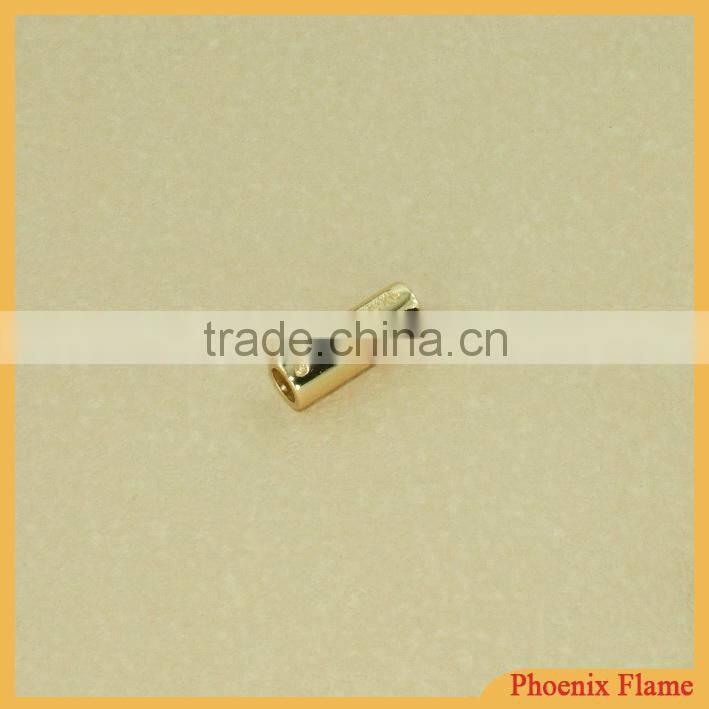 bright gold color cord end/metal bell