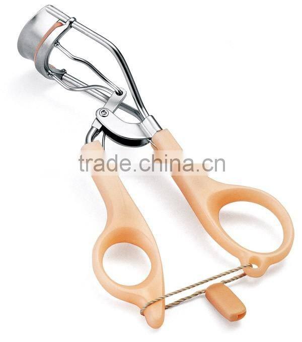 Wholesale beauty eyelash curler with plastic handle