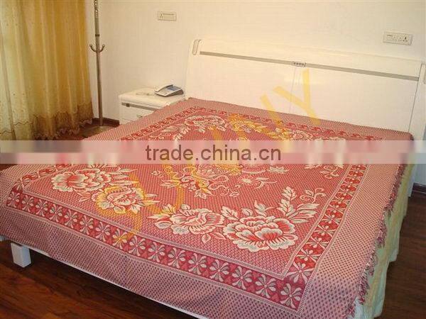 2015 New Hot Fashion hotsell complex grid pattern thread blanket