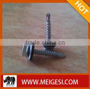 HEX WASHER HEAD SELF-DRELLING SCREW WITH EPDM (DIN7504-K)