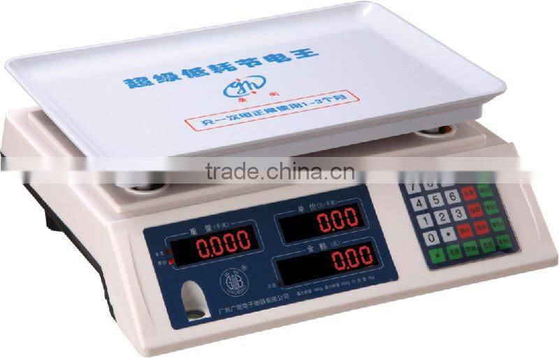 3kg 6kg 15kg 30kg 40kg Fruit Vegetable Weighing Scale China factory supplier