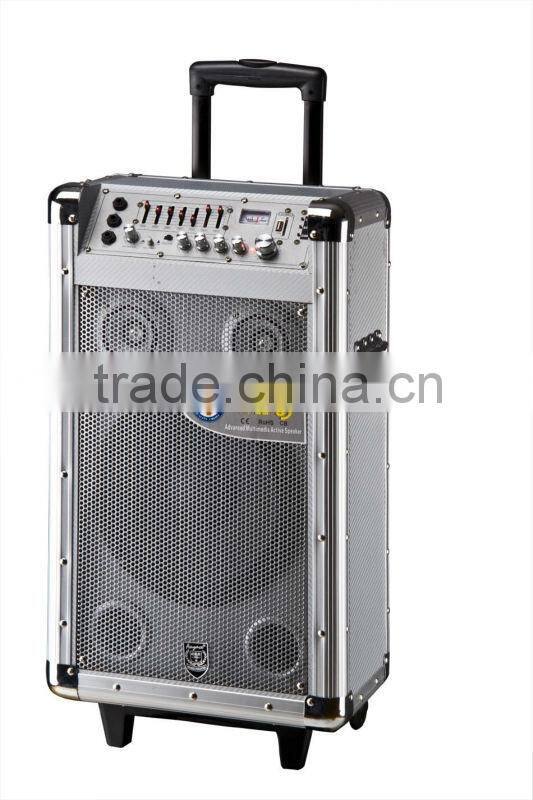 wireless speaker with USB/SD/MMC/WIRELESS MIC SA-618