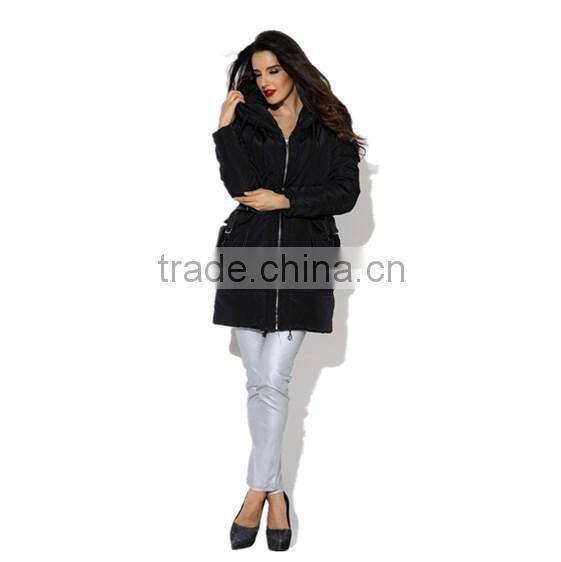 Pretty steps high quality Lightweight enough with zipper big pockets A-Line Down Coat winter 2015