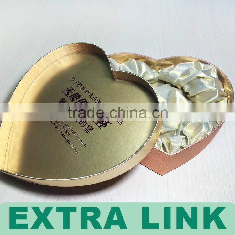 Luxury Kraft Paper Cardboard Heart Shaped Baby first year memory Book Packing Box