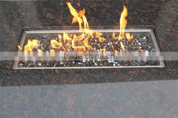 Backyard 50 x 32 in. Square Chat Fire Pit Table