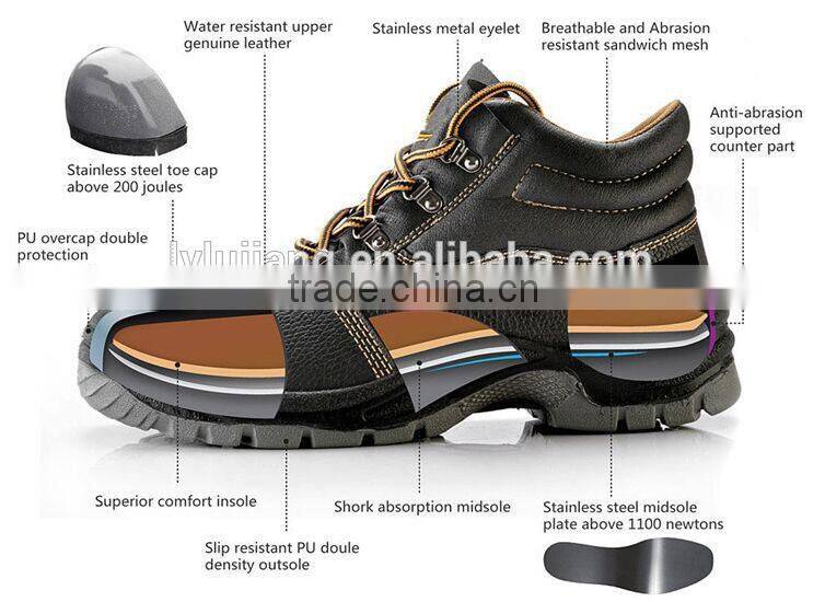 Steel Toe Cap Safety boots,Industry Work Footwear,non-slip safety shoes