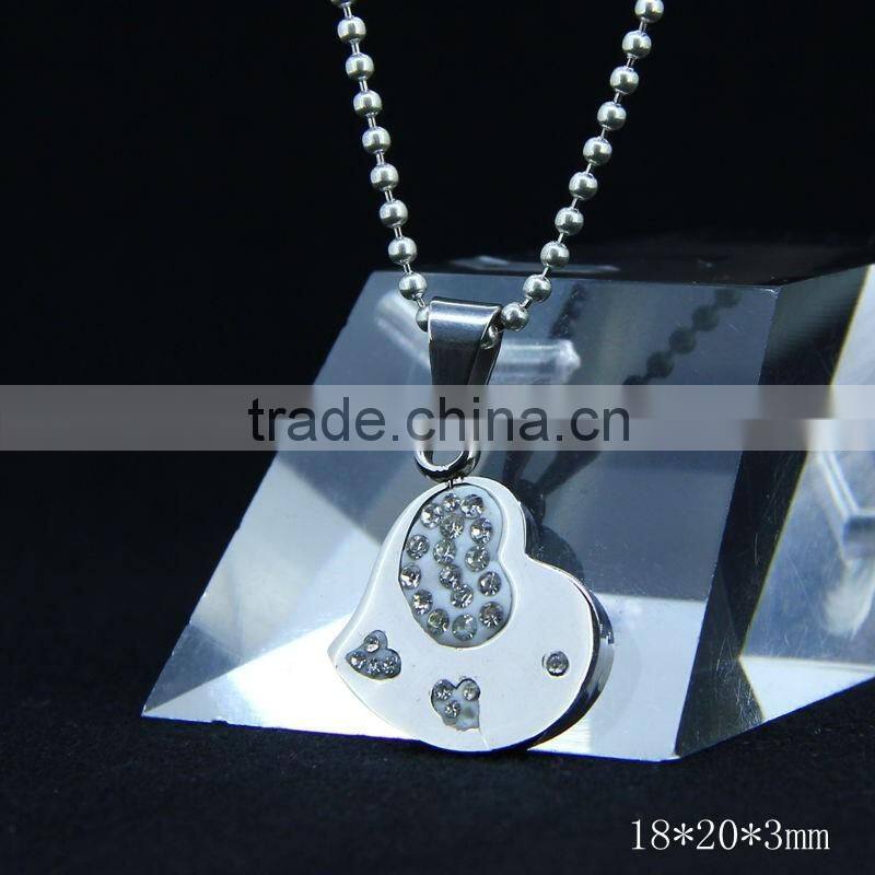Alibaba China Supplier OEM Manufacture Custom Metal Heart Pendant
