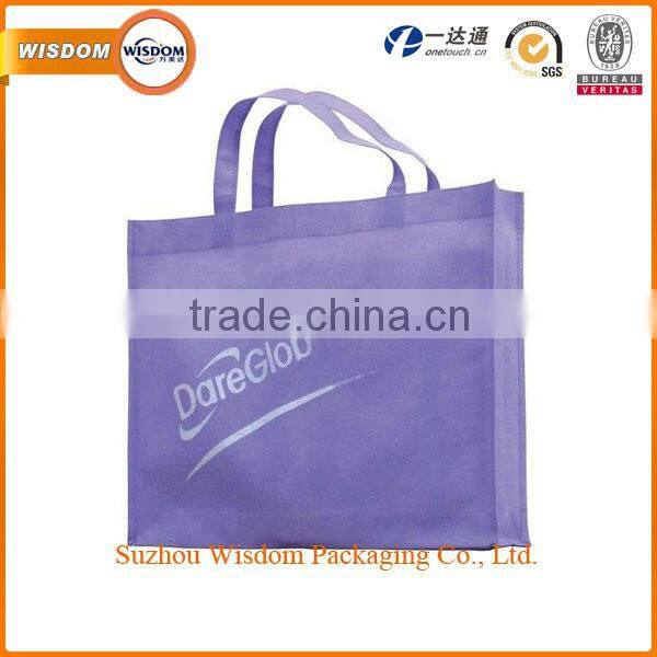 Customized top quality wholesale folding eco non woven bag with gromet