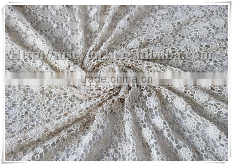 HY846 New Arrived Eco-friendly Embroidery chemical lace cotton fabric