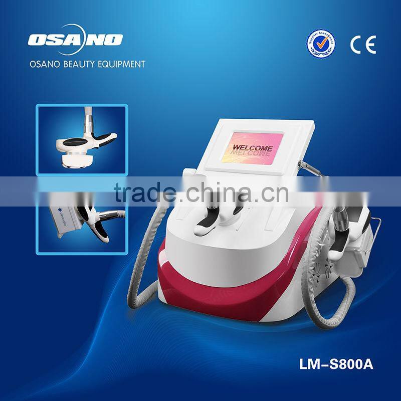 abdomen smoothing frozen fat treatment machine vacuum roller skin electric red laser diode