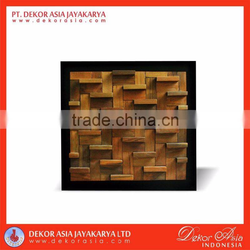 Wood Wall Decor, Living room 3D decorative wood wall decor